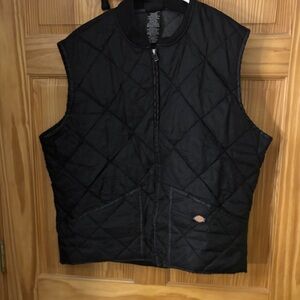 Dickies Black Quilted Outerwear vest Men’s XL excellent condition